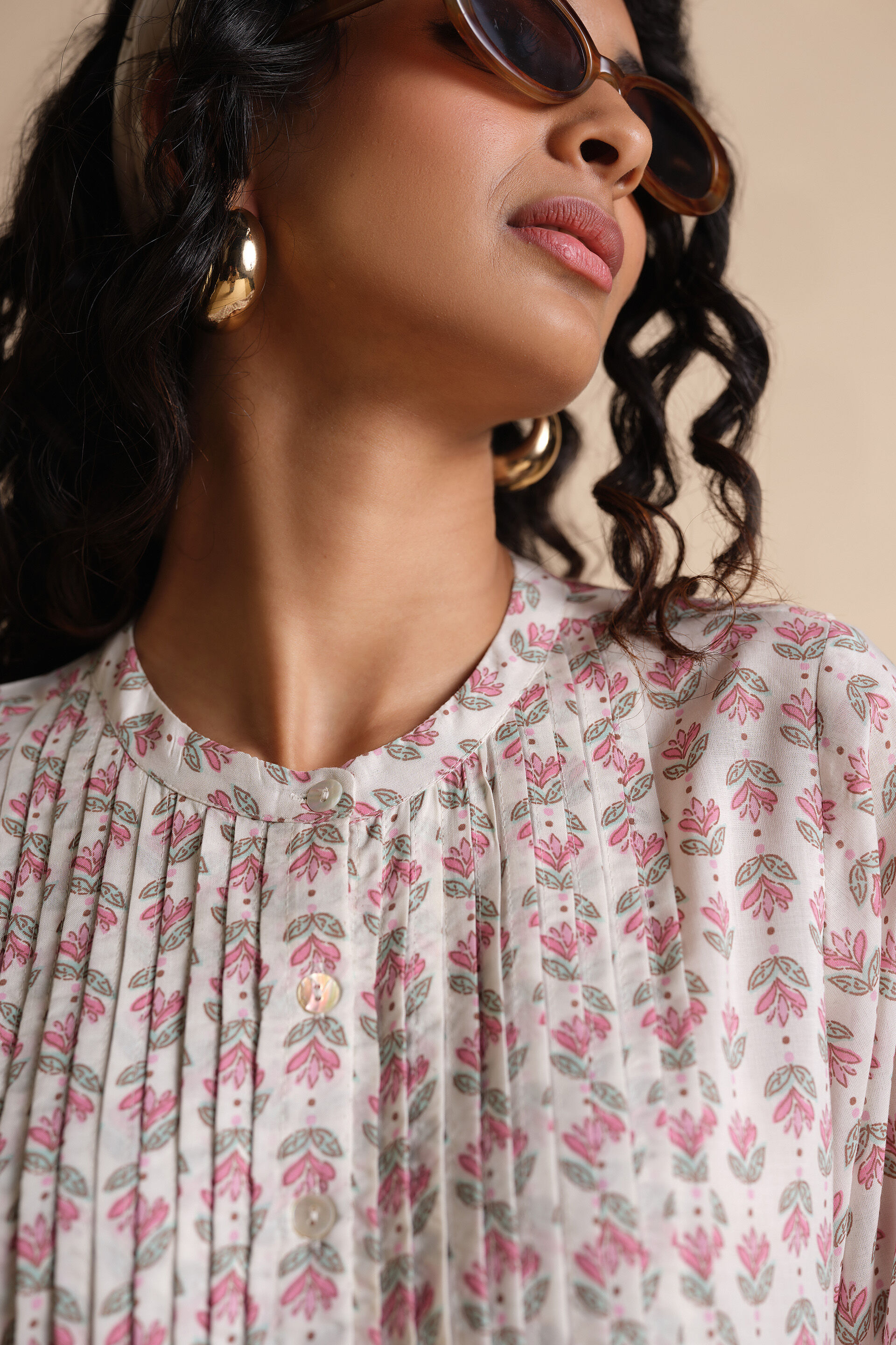 Humraah Tunic, Off White, image 4